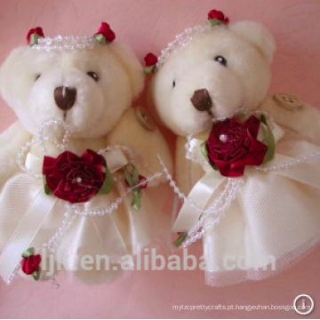 Personalizado brinquedos de pelúcia personalizado stuffed animals lovely lace bear